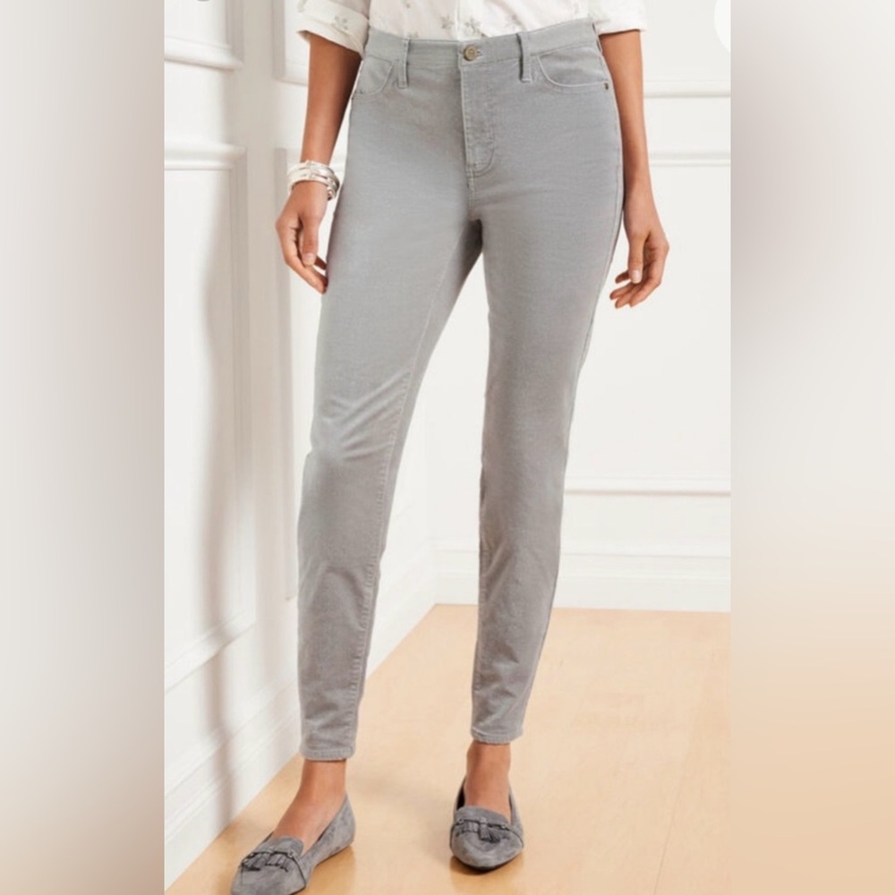 Talbots Sparkle Corduroy Pants Jegging Sz 8
